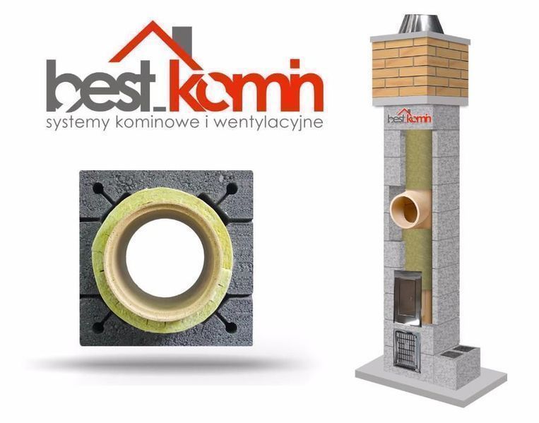 Komin systemowy Ceramiczny 4m K Fi 200 BKU PRODUCENT Wysyłka Gratis