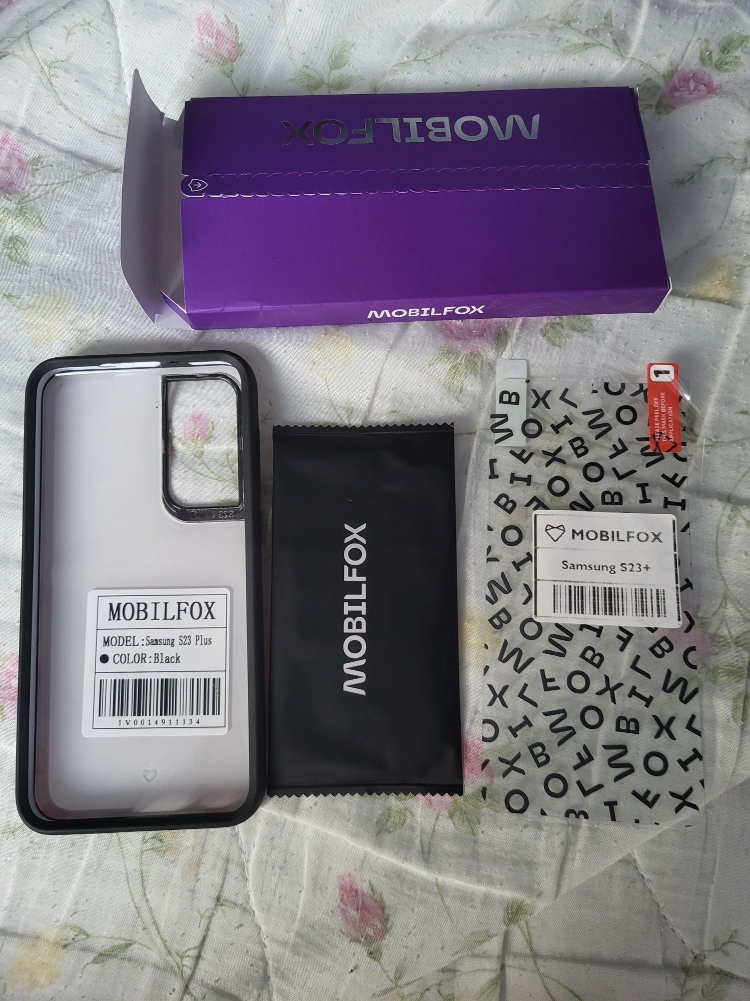 Etui Mobilfox+ folia ochronna do samsung s23Plus