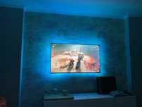 Блутуз Bluetooth led usb rgb лента подсветка для телевизора,мебели 4м
