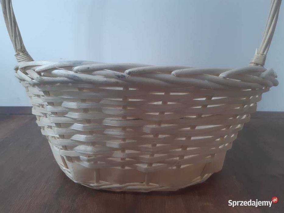 Kosz wiklinowy z rączką Kosz prezentowy Koszt ekspozycyjny