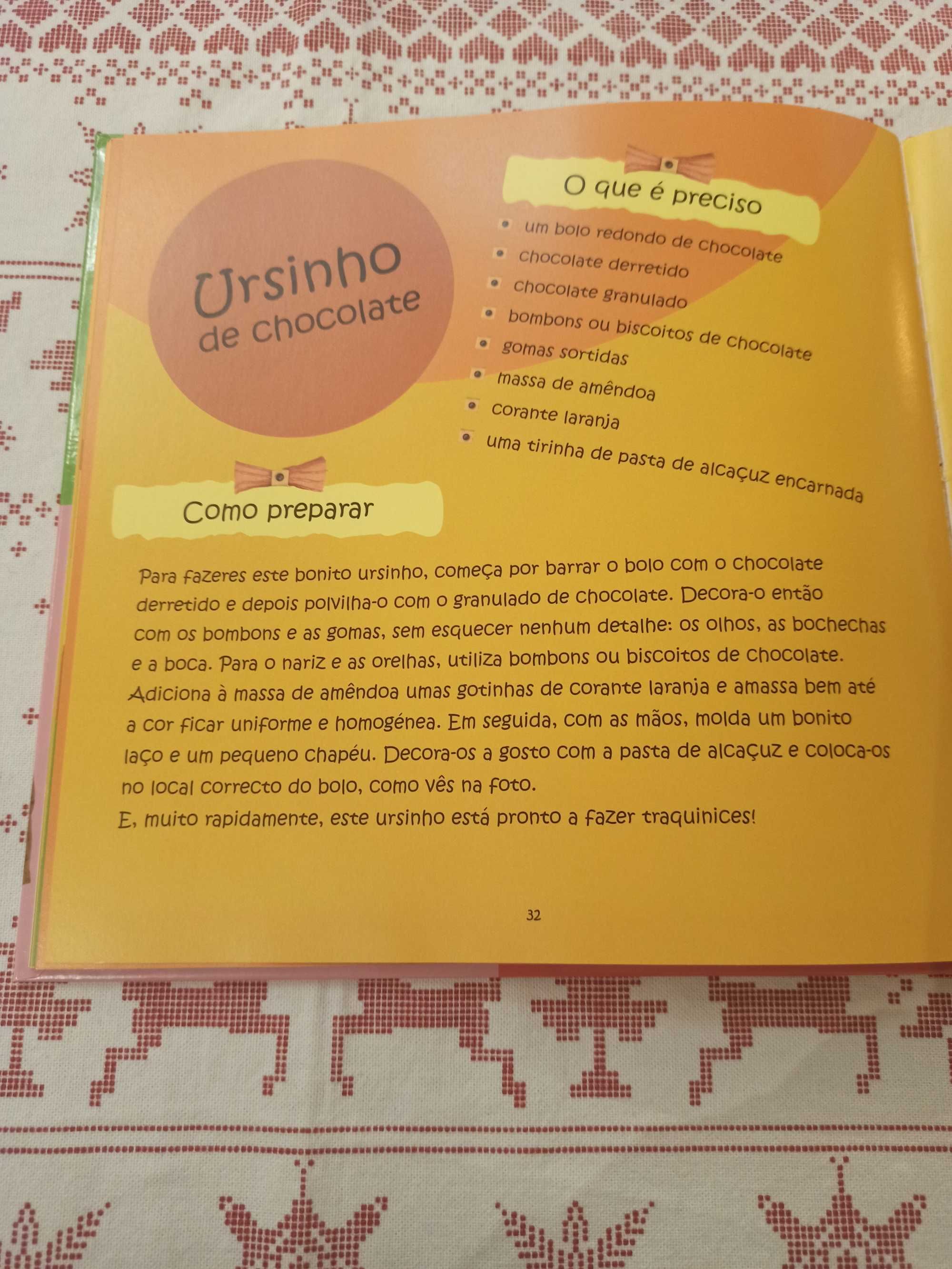 Livro de culinária para festas de crianças
