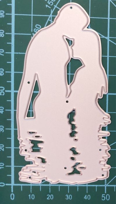 1729. Wykrojnik para zakochanych scrapbooking