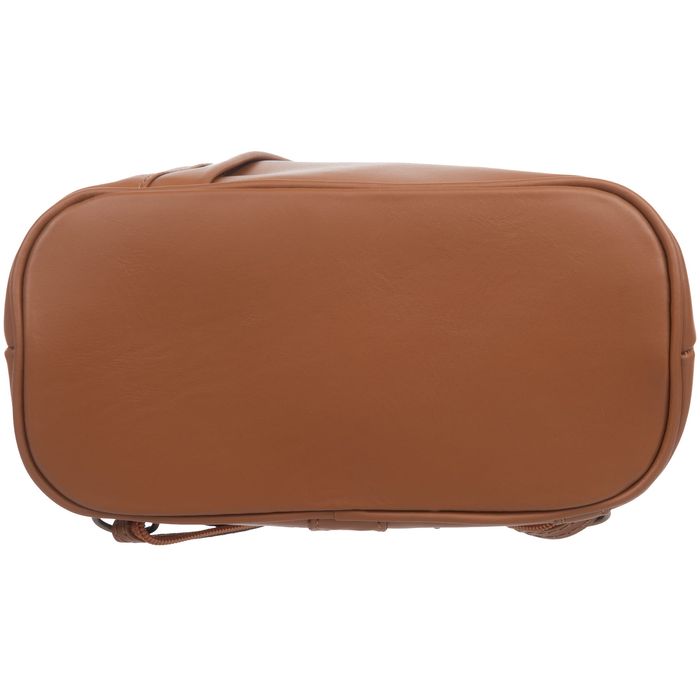 VERA PELLE plecak skórzany licowy elegancki trójkątny V520 biały