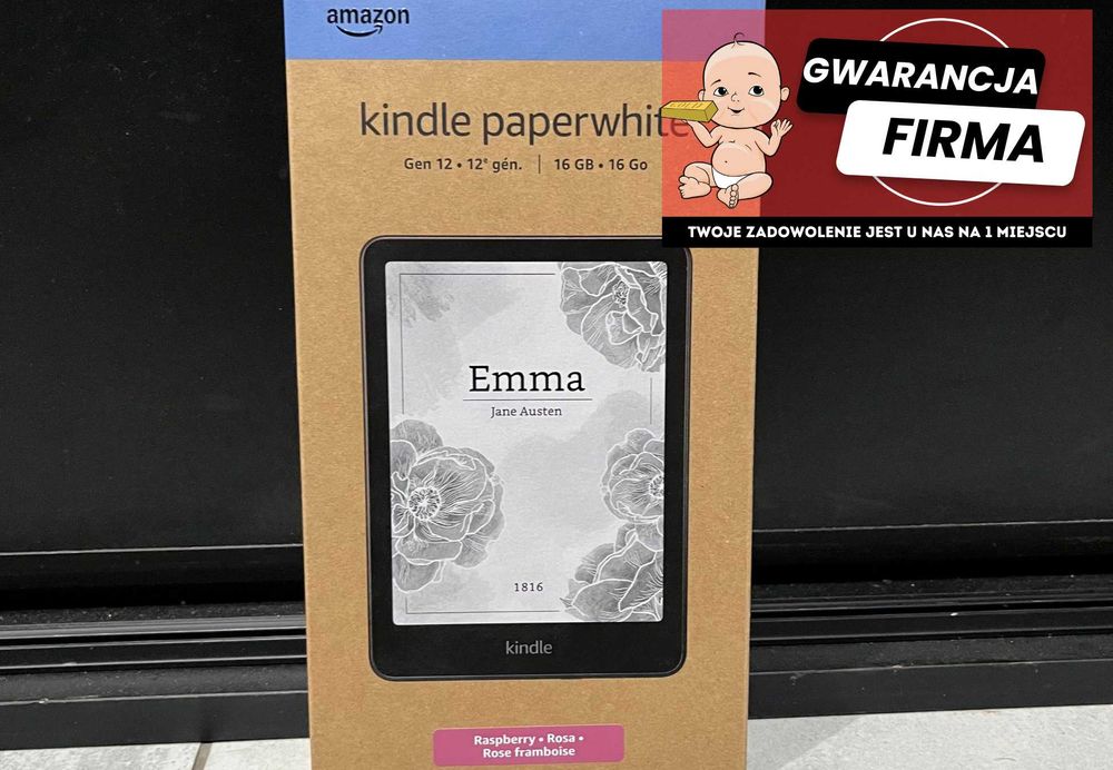 Czytnik E-booków Amazon Kindle Paperwhite 12GEN | Nowy | 7" | 16GB |
