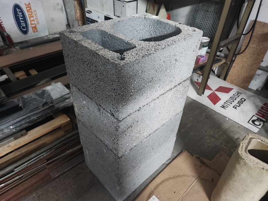 Elementy system kominowy Plewa Uni Fe Fu kamionka karamzyt