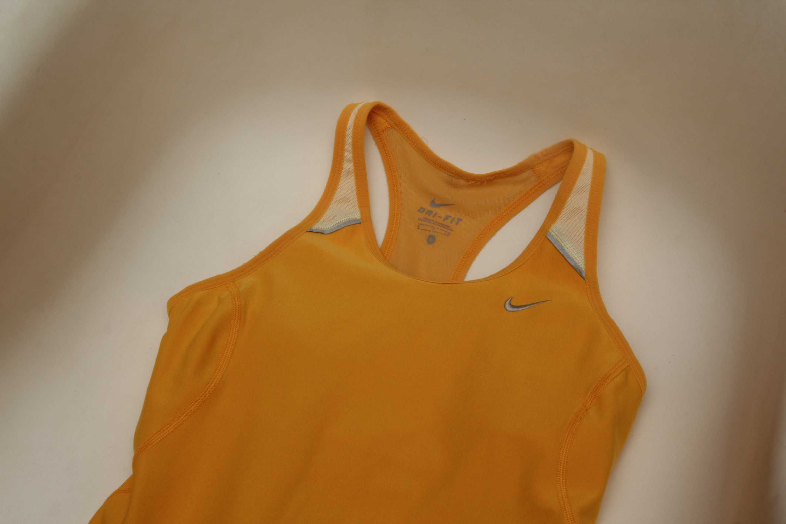 Nike dri fit S спортивный топ из нейлона