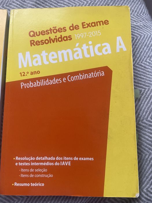 Questoes de Exame Resolvidas-Matemática A