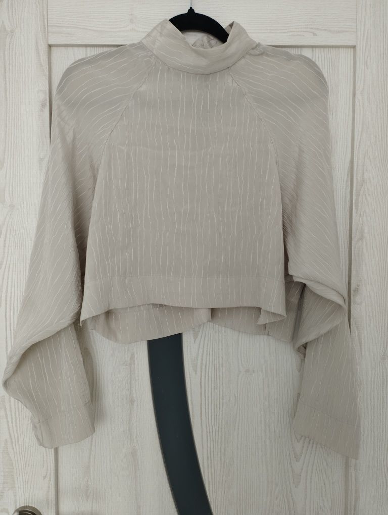 H&M szeroka bluzka z golfem