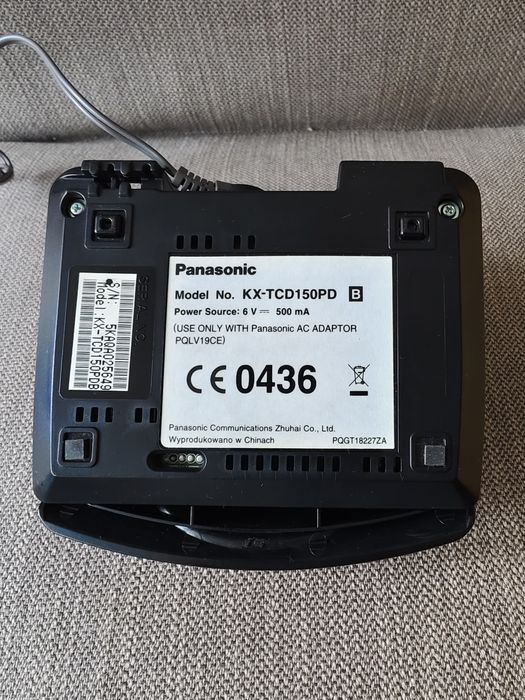 Telefon bezprzewodowy stacjonarny Panasonic  KX-TCD150PD