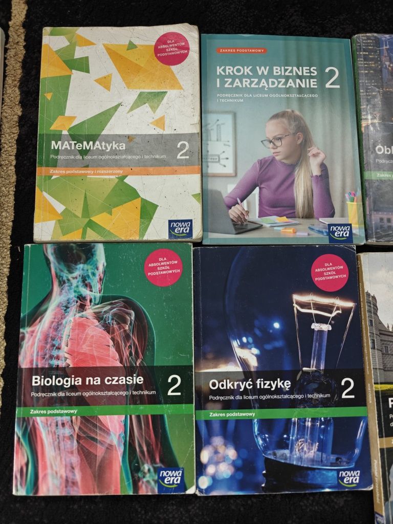 Podręczniki do klasy 2 LO (zestaw lub pojedyncze pozycje)