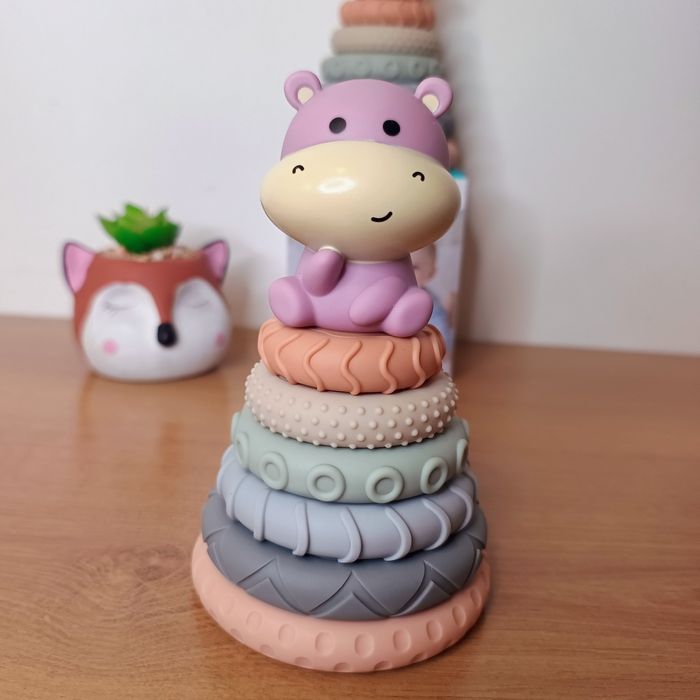 Пірамідки дитячі, крутезна пірамідка з шестернями,гумова пірамідка