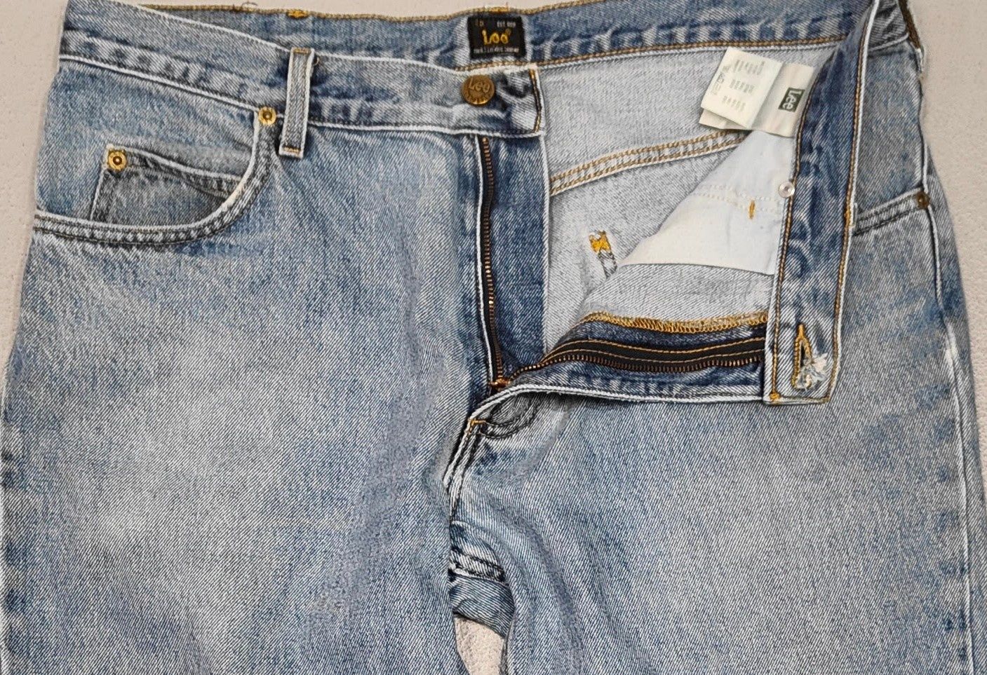 Wr) Lee Brooklyn Comfort oryginalne spodnie jeansowe Roz.36/30