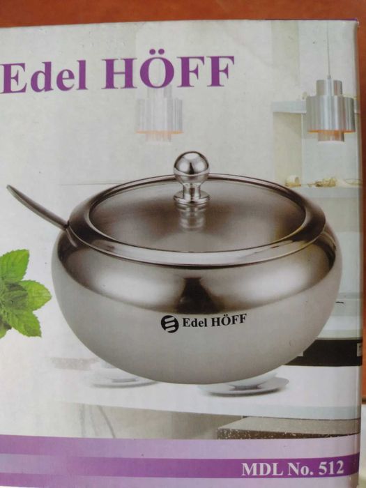 Cukierniczka 560ml + pokrywka i łyżeczka