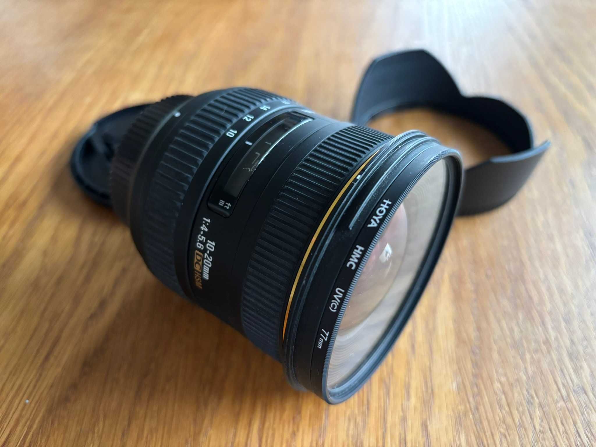 Sigma 10-20mm f/4.0-5.6 EX DC –szeroki kąt Nikon +od nowości z filtrem