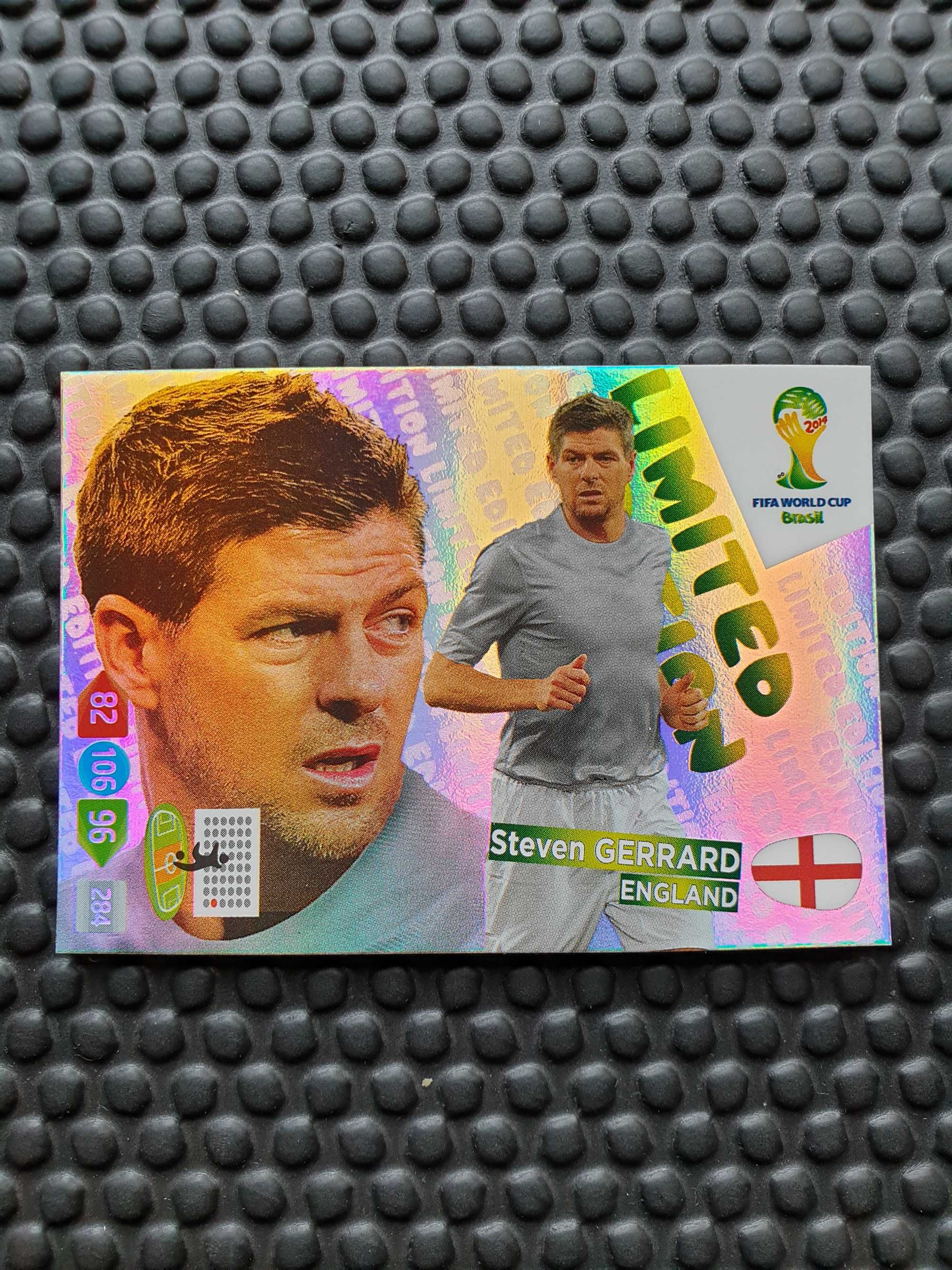 Karta Limited Edition Steven Gerrard FIFA World Cup Brasil 2014 NOWA