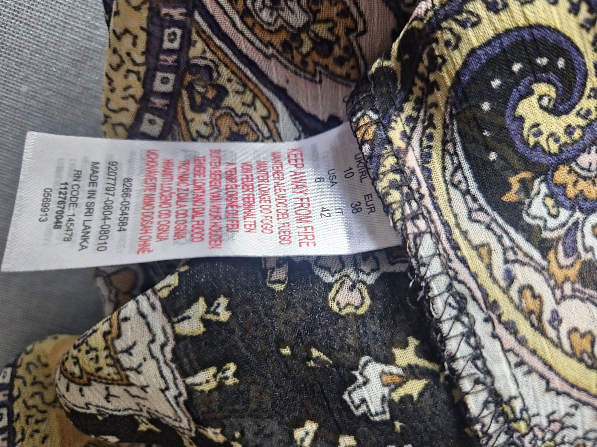 Wzorzysta, bluzka z długim rękawem,  Primark