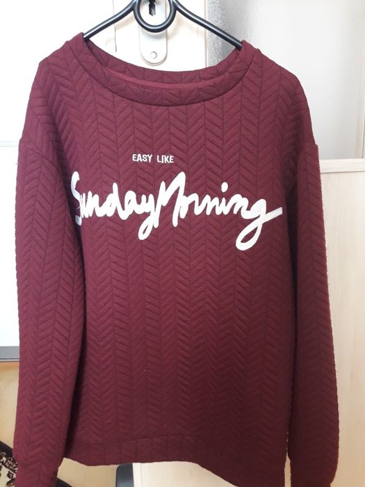 Bluza bordo Bershka