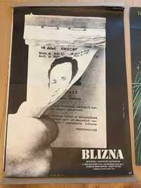 Plakat Andrzej Krauze/Tomasz Sikora "Blizna"