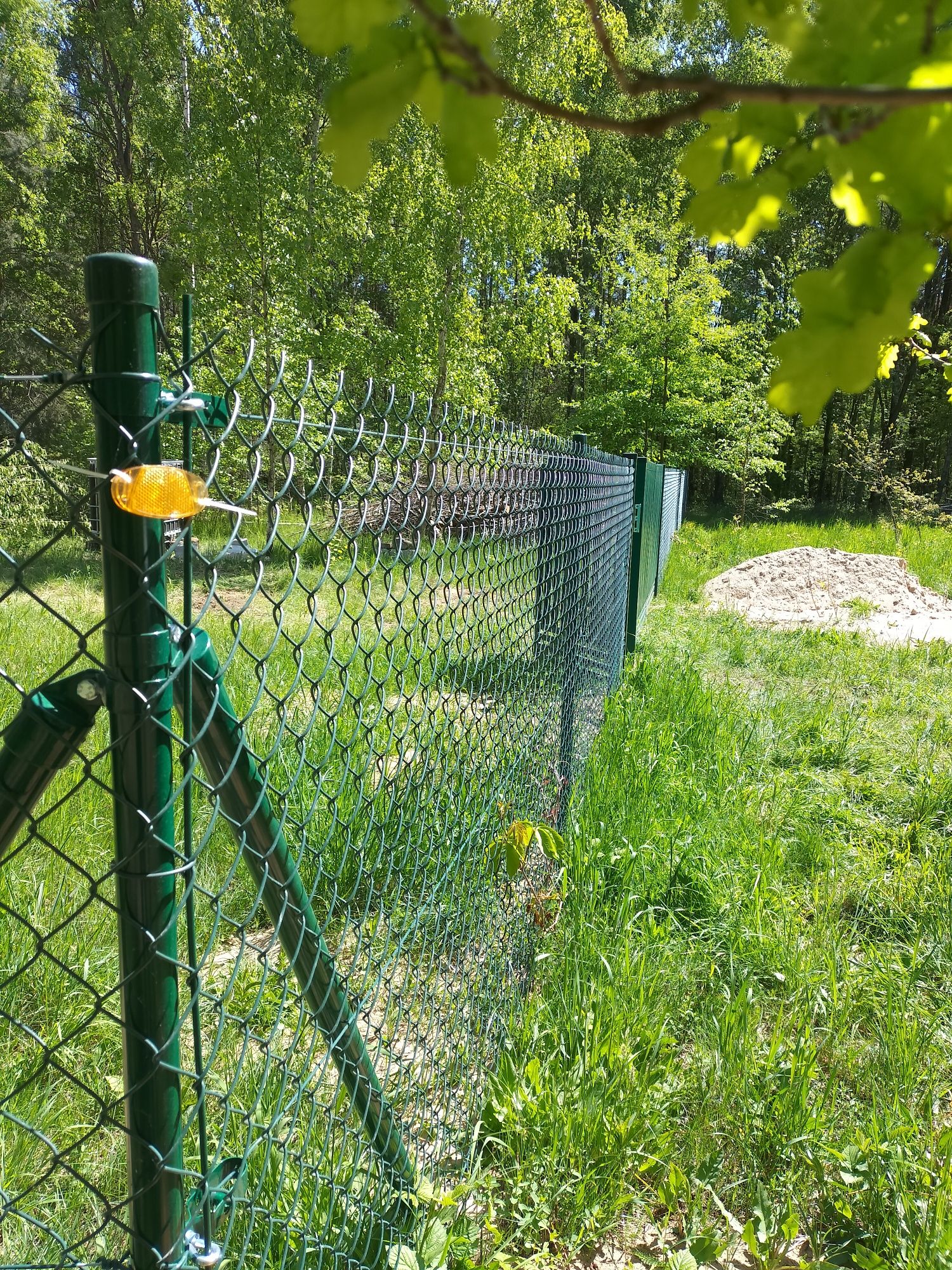 40zł kompletne Ogrodzenie SIATKA Powlekana, 1,5m, grafit, ogrodzeniowa