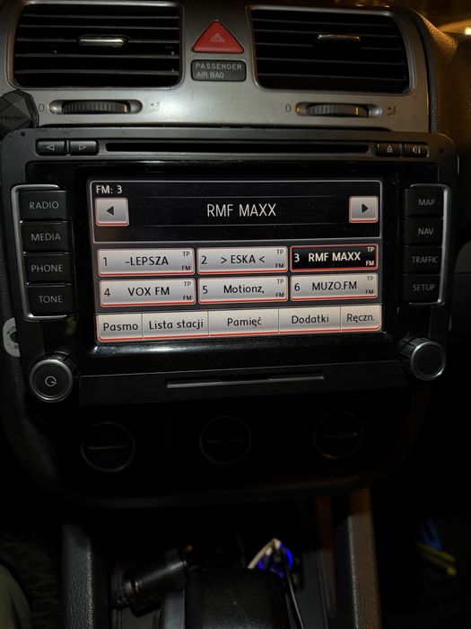 Radio VW Golf 5 RNS 510 z dyskiem twardym