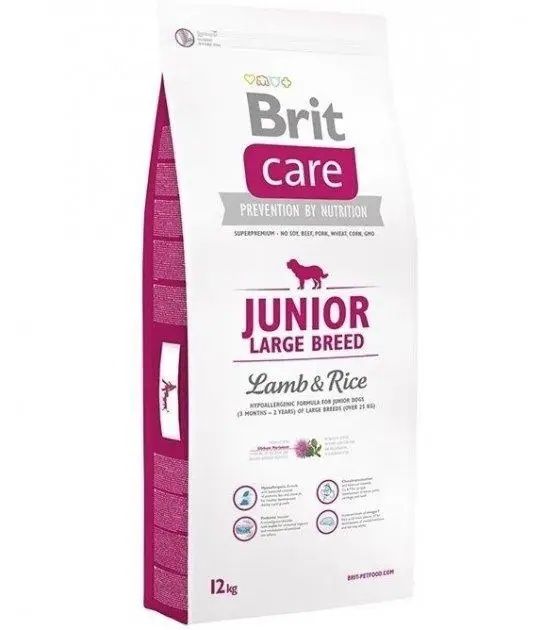 АКЦИЯ  Brit Care Junior Large Breed Lamb Rice с ягненком и рисом х