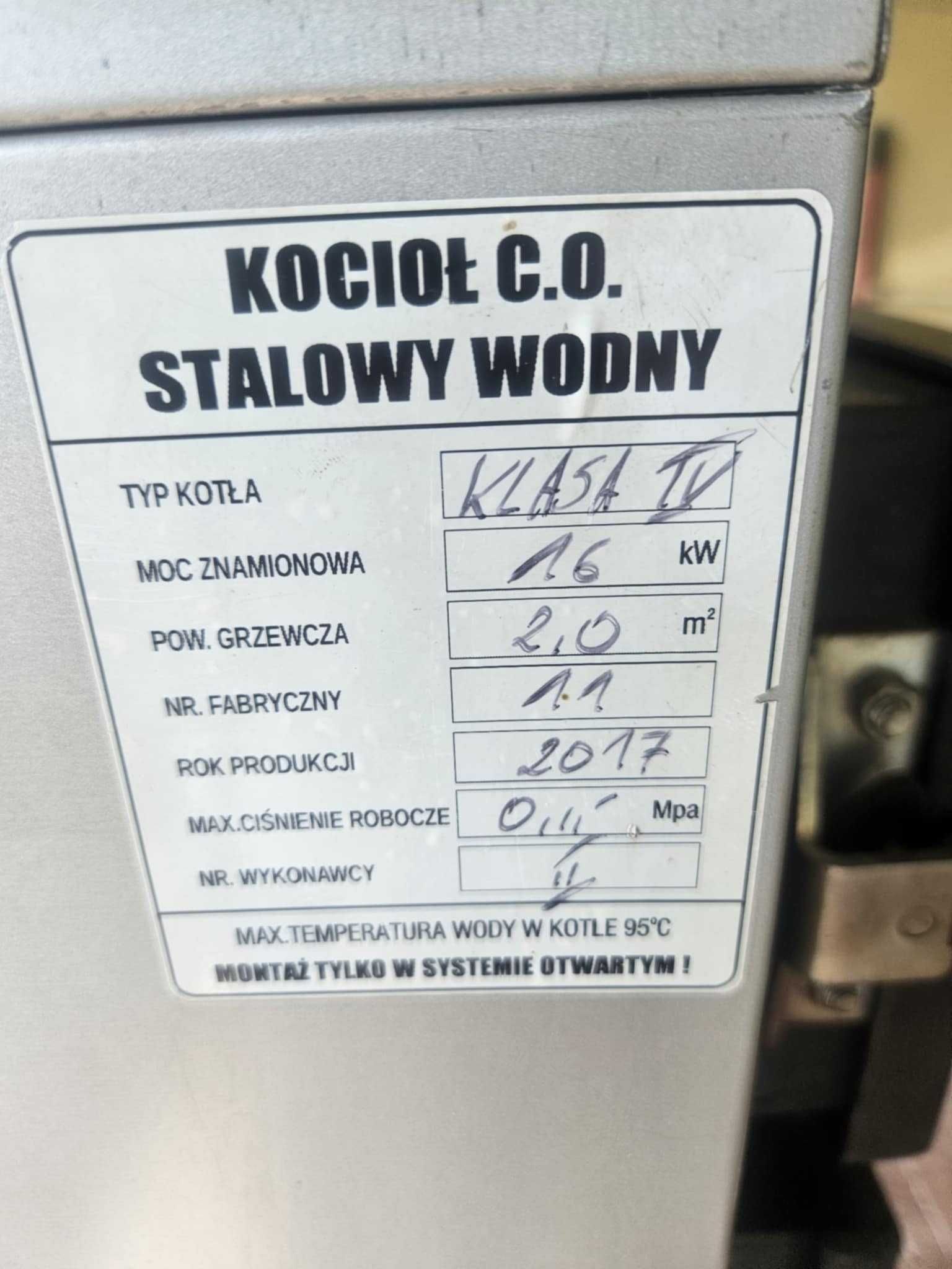 Piec, kocioł 16 kw plus bojler gratis