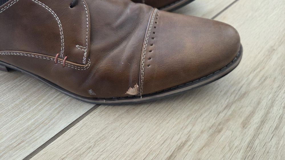 Buty pantofle Venice brązowe rozm. 44