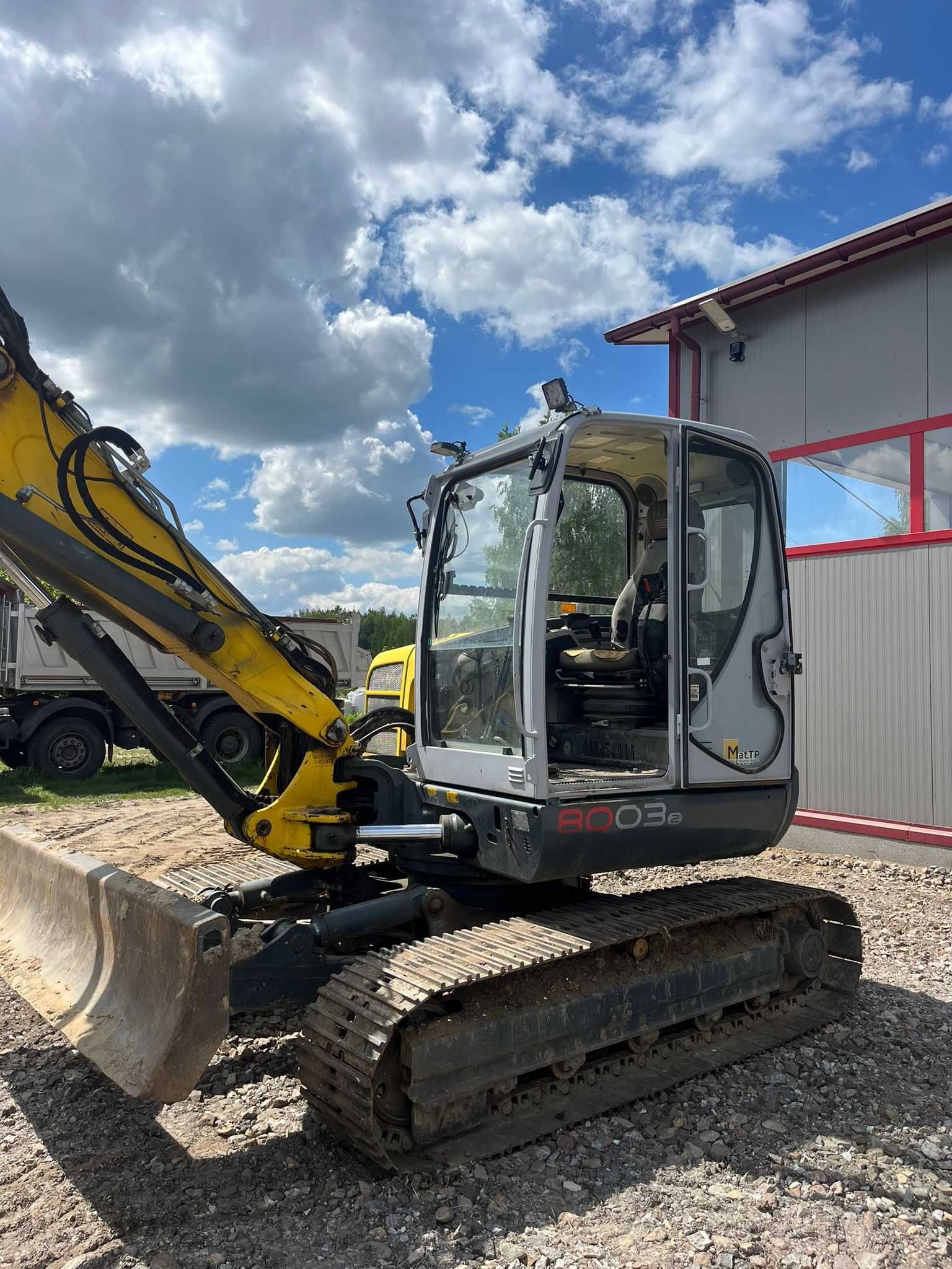 Koparka Wacker Neuson 8003, 3-razy łamana, długie ramie