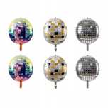 Balony dyskotekowe 6x BALONY KULA DISCO na impreze DEKORACJE IMPREZOWE