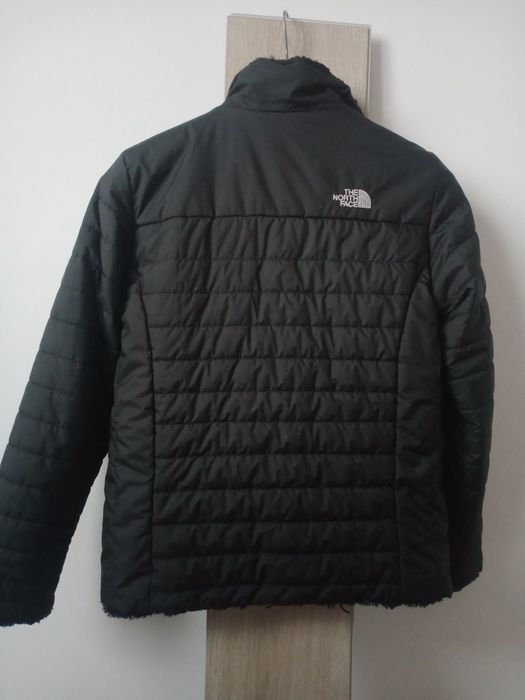 Kurtka damska ocieplana dwustronna futerko The North Face rozm. M