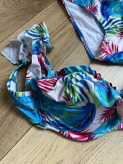 Lorin strój kąpielowy dwuczęściowy w kwiaty 80B, L