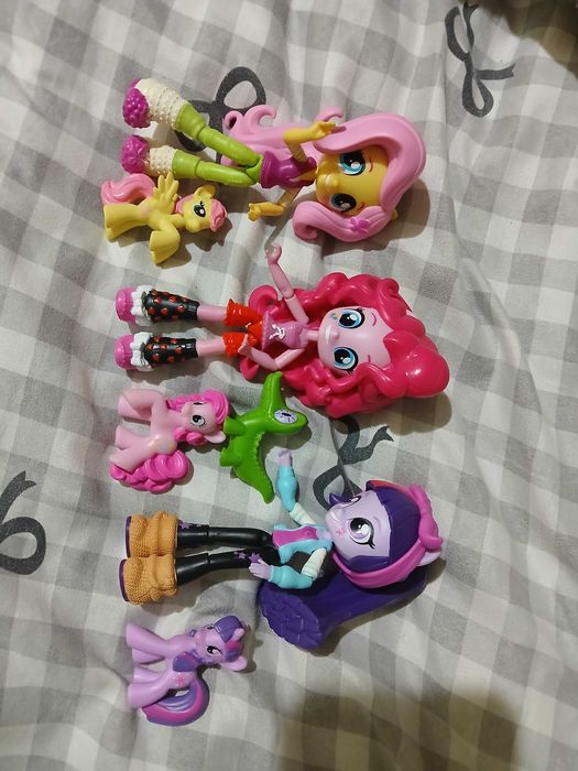 Мініс спальна вечірка лот Флаттершай  minis mlp my little pony млп