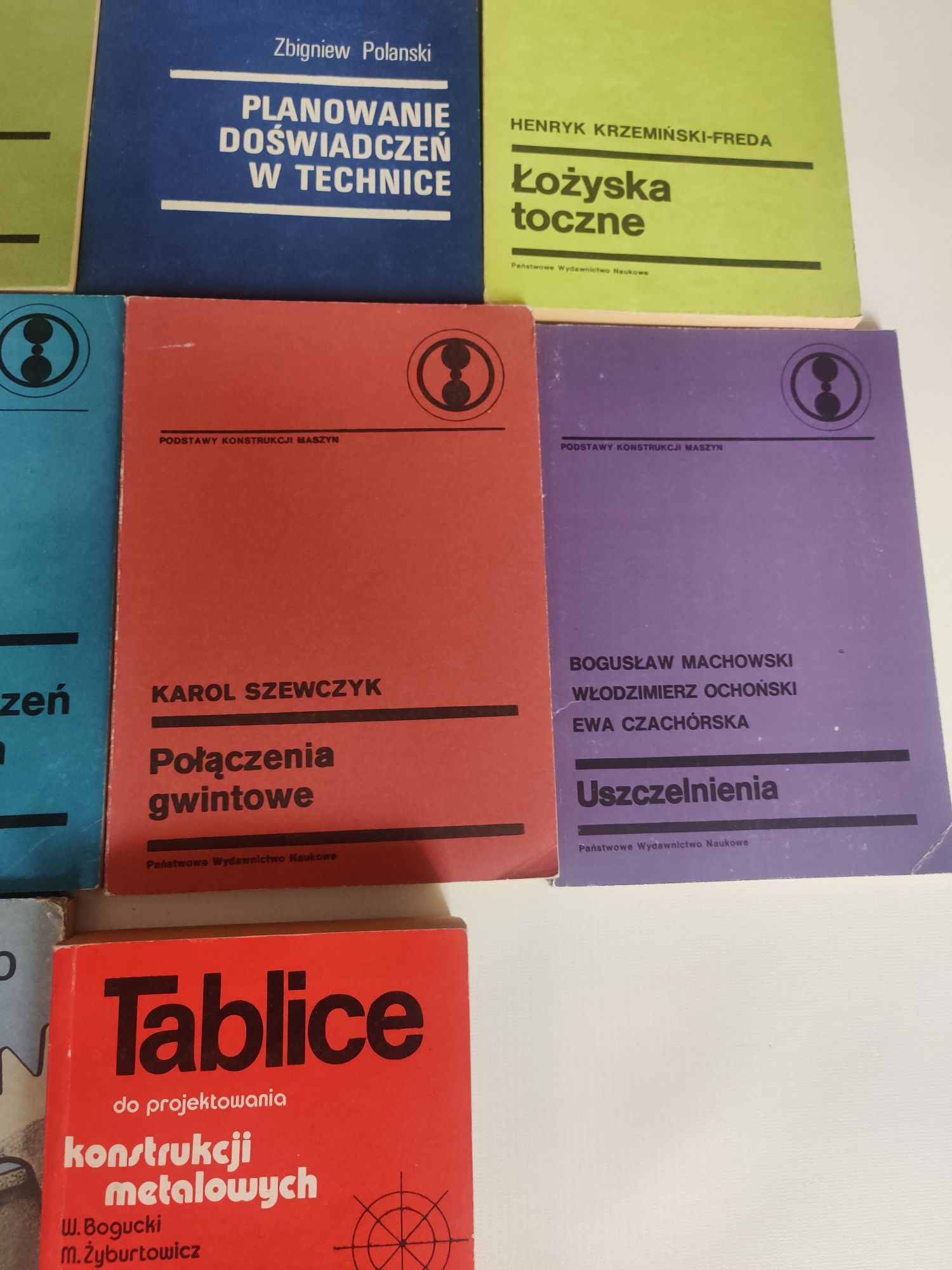 Książkę techniczne Budowa Maszyn Mechatronika Politechnika PRL