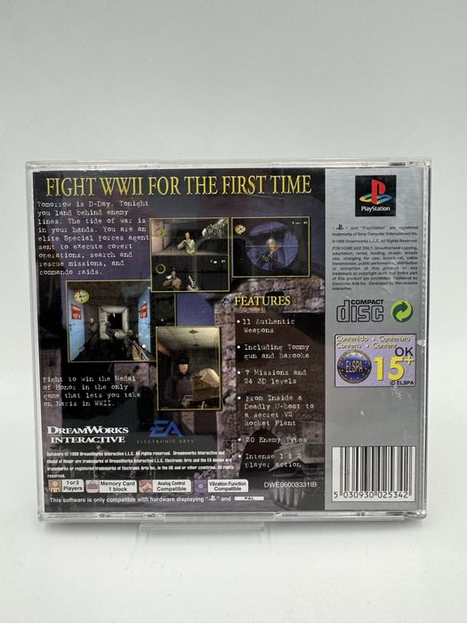 Medal of Honor PS1 PSX Gwarancja