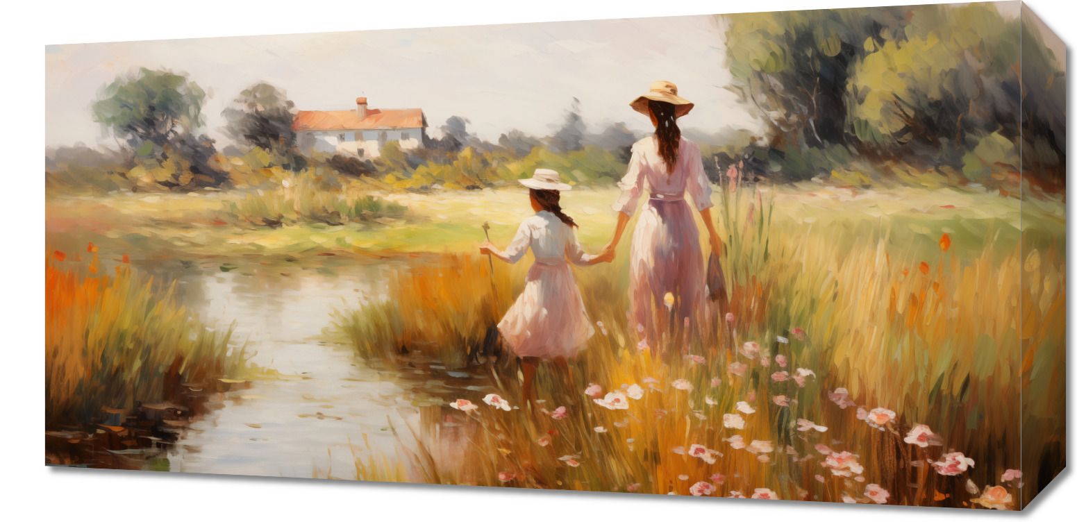 Obraz 60x30cm Wiejskie Połączenie