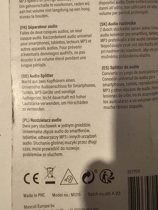Rozdzielacz audio #kabel