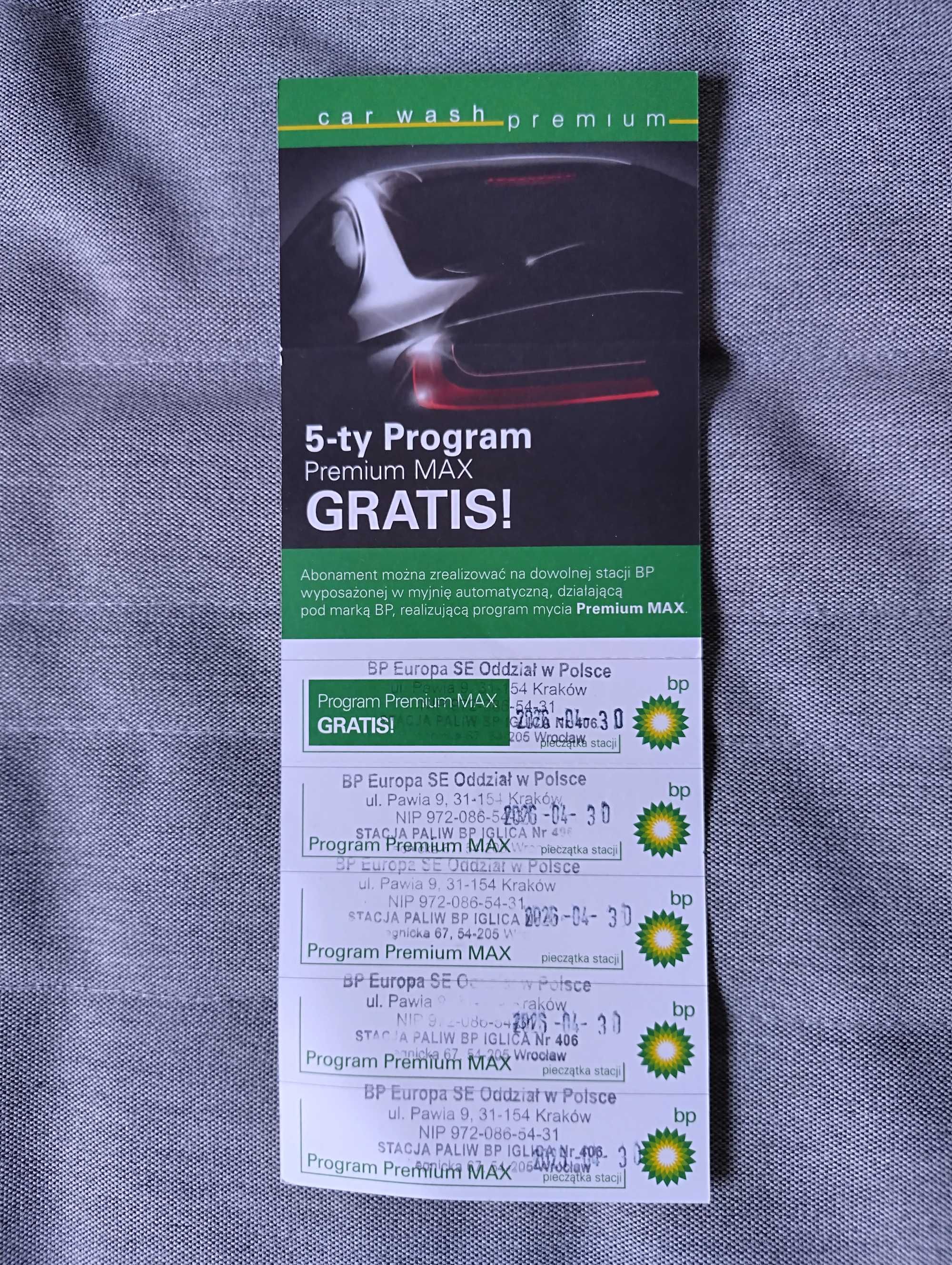 BP Karnet Program Premium MAX