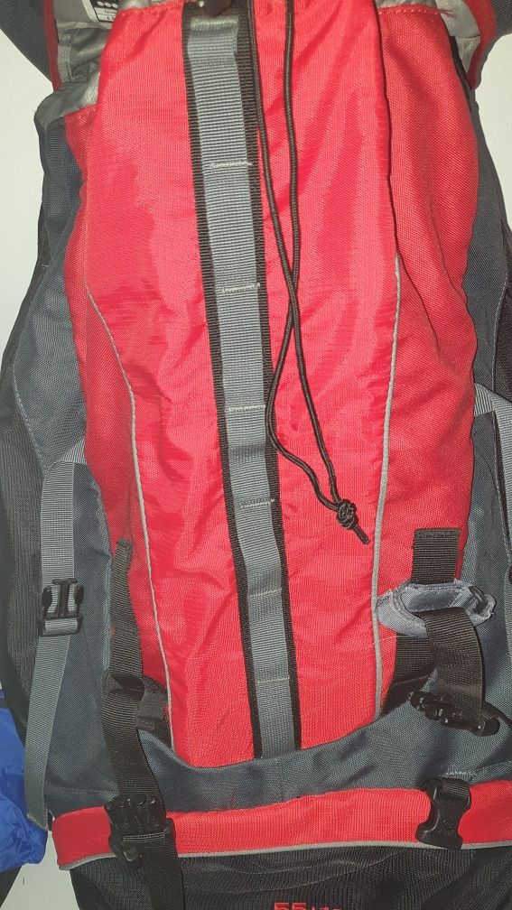 Mochila Deuter aircontact 55+10 + montanhismo, trekking, viagem.
