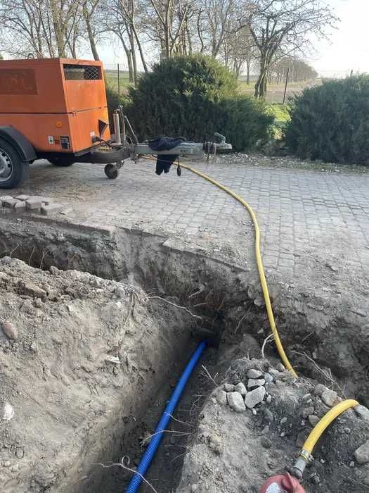 Usługi Minikoparką Przeciski Pod Drogami Przyłacza WOD-KAN