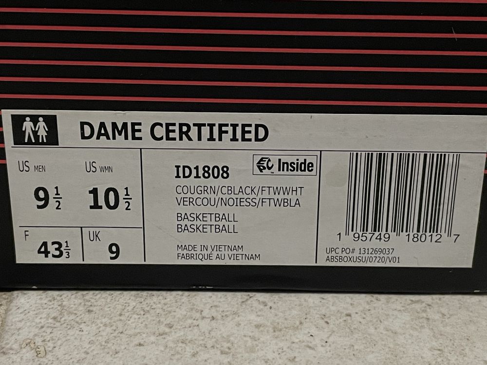 Кросівки Adidas Dame Certified(НОВІ!)