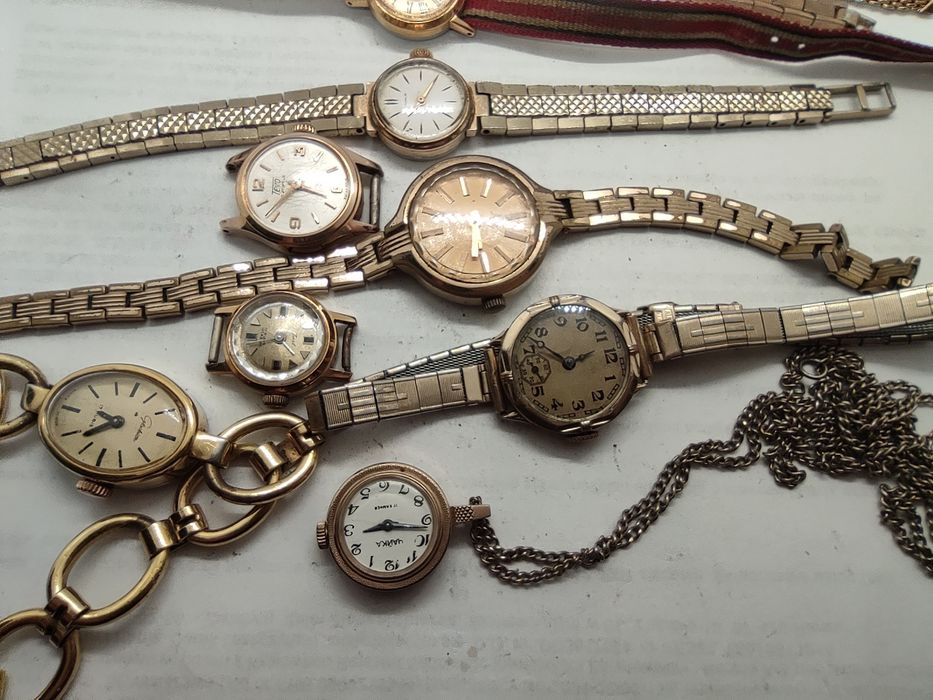 Zegarek Zaria/Czajka/Slawa złocone 10sz