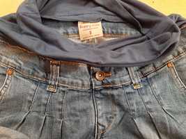 Happymum S spodnie ciążowe z lekkiego jeansu