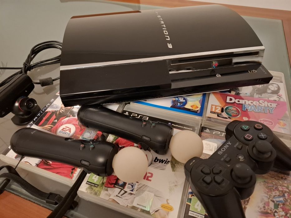 PS3 FAT 1a Geração + acessórios