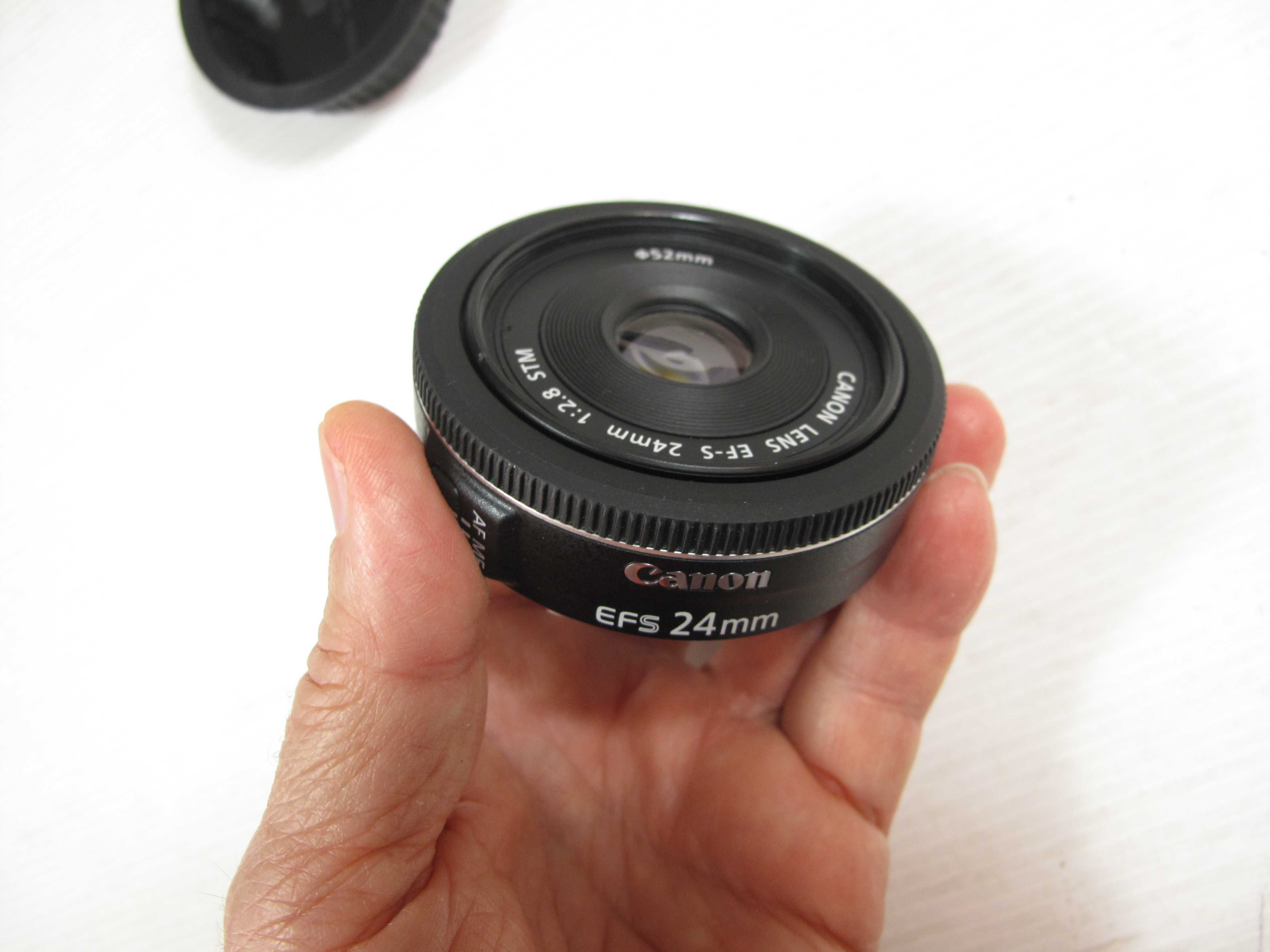 Canon 24mm 2.8 STM estado igual a NOVA