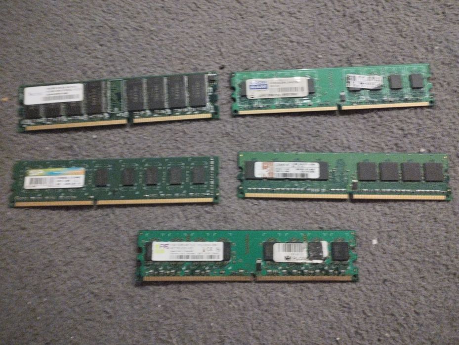 Kośći ramu DDR1 DDR2 DDR3
