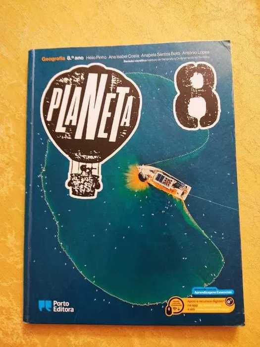 Planeta - Geografia - 8.º Ano Escolar (como novos)