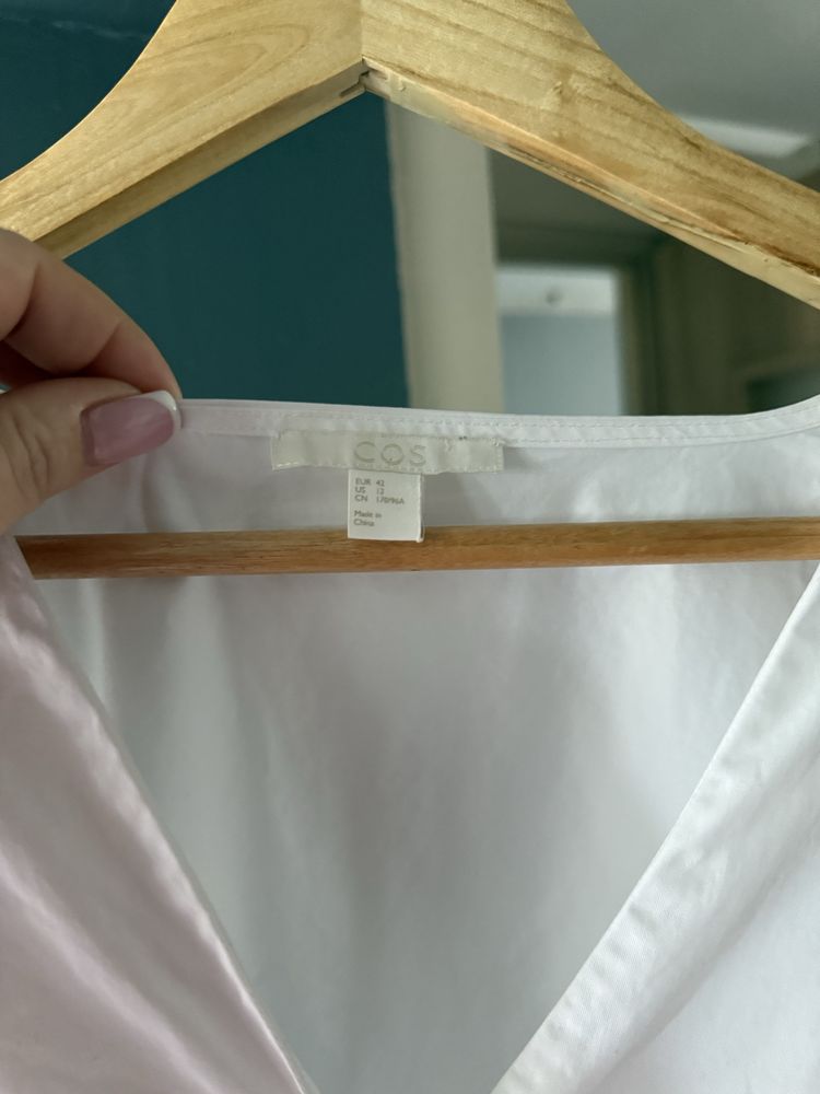 Biala koszula oversize xl COS viralowa