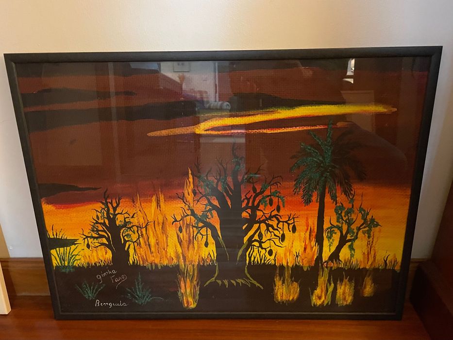 Quadro original de artista angolano Ginha Faro