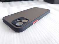 Etui do iPhone 12 półprzezroczyste ciemne Plecki Case Nowe