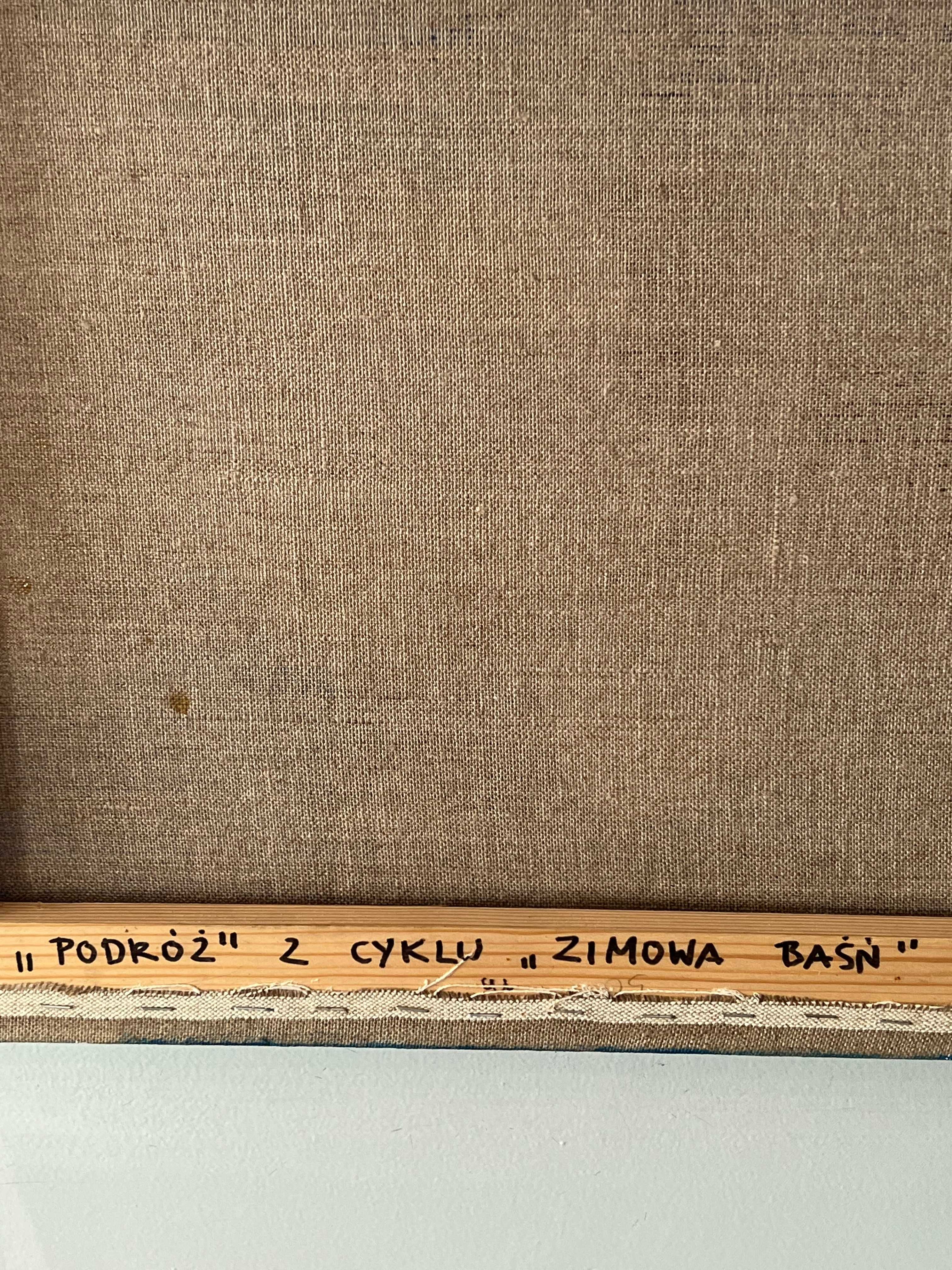 Obraz olej na płótnie Grzegorz Ptak "Podróż"
